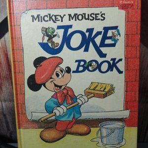 Mickey Mouse Joke Book walt disney, Childrens book~VTG~1972 edition~random house